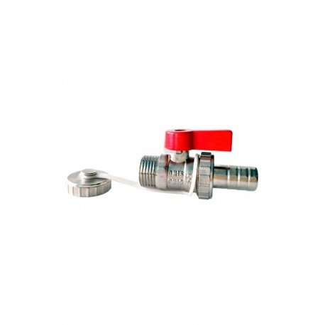 DRAIN BALL VALVE 1/2IN M WITH CAP 504220