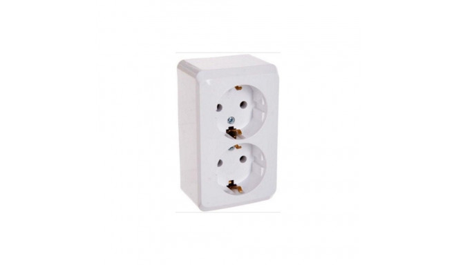 SOCKET OUTLET WITHWHITE DOUBLE
