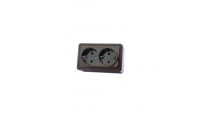 SOCKET RP16-021 GR 2P OVER PLAST ANT SL+
