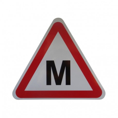 CAR STICKER M SIGN LIP002