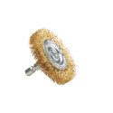 WIRE WHEEL BRUSH (BRASS COATED)