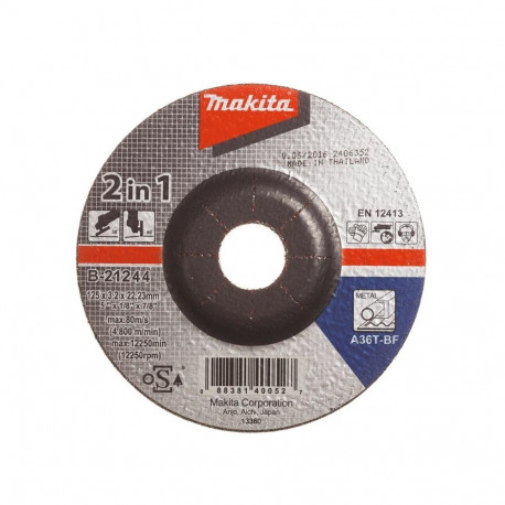 ABRASIVE WHEEL 5" (125X3.2X22.23MM)A36T