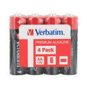 Verbatim Batteries LR06 shrink x4 49501