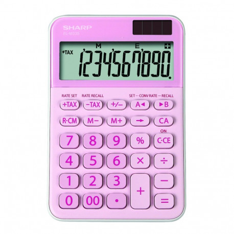 SHARP CALCULATOR DESKTOP 10D DUAL POWER EL-M335BBL
