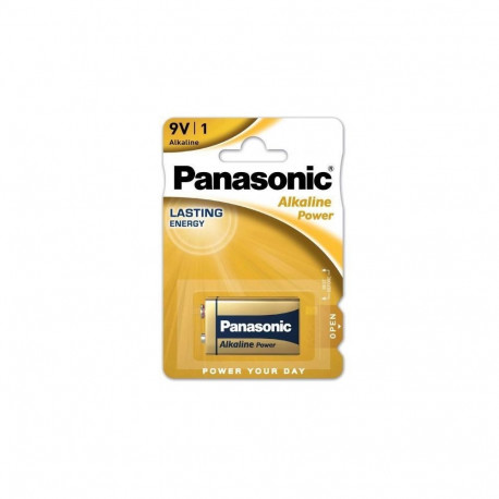 PANASONIC BATTERY ALKALINE 9V 6LR61 APB/1BP BL*1