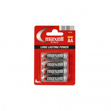 MAXELL BATTERY MANGANESE/ZINC R6/AA BLISTER*4 774405.04.EU