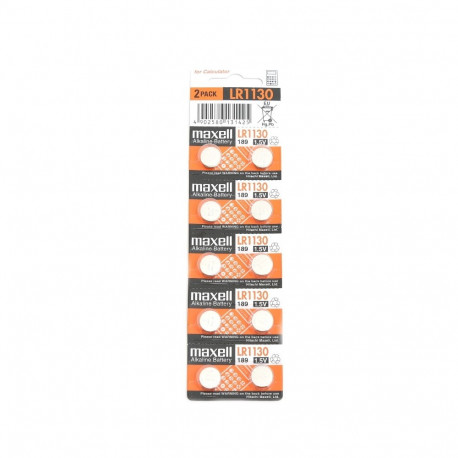 Maxell battery LR1130 10pcs blister (775010.00.CN)