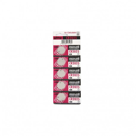 MAXELL BATTERY CR2025 BLISTER*5