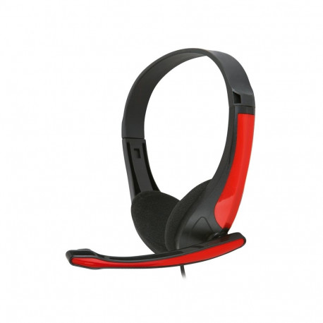 FREESTYLE HI-FI STEREO HEADSET + MIC FH4008R RED [42675]