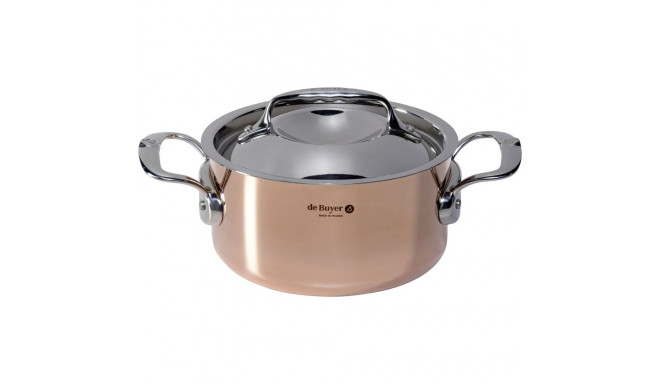 De Buyer Prima Matera Saucepot copper/steel 16 cm induction