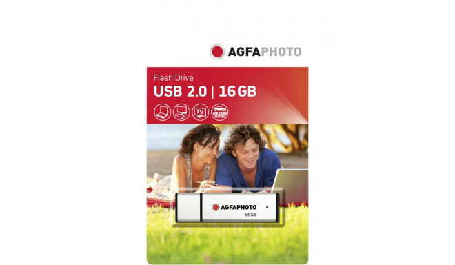 AgfaPhoto USB 2.0 hõbedane 16GB