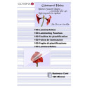 1x100 Olympia lamineerimiskiled visiitkaartidele 125 mikronit 9179