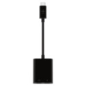 Belkin RockStar Connect USB-C audio + laadija adapter must