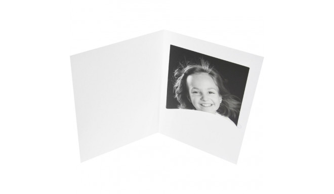 1x100 Daiber portrait folder Profi-Line  up to 9x13 cm white