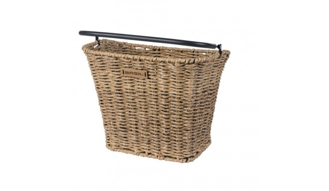 Jalgratta esikorv Basil Bremen Rattan Look KF, Seagrass, helepruun