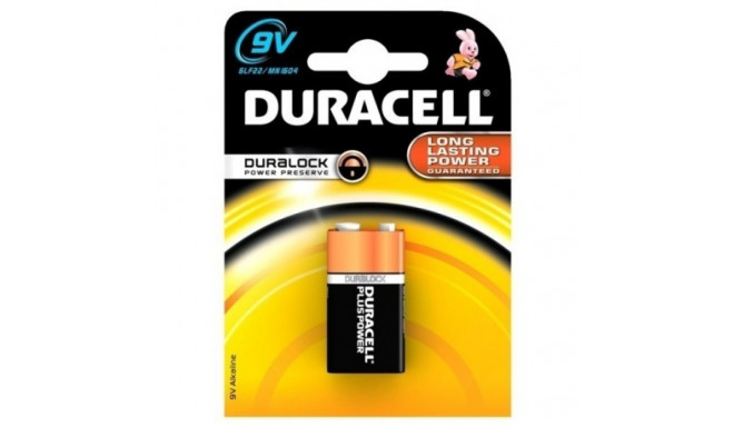 Duracell MN 1604 Basic (6LR61) Blister Pack 1pcs