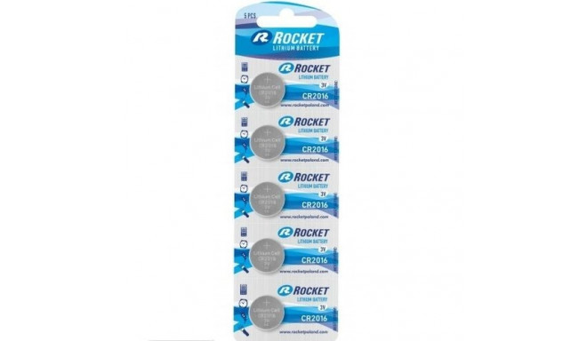 Rocket CR2016-5BB BLISTER PACK 5PCS.