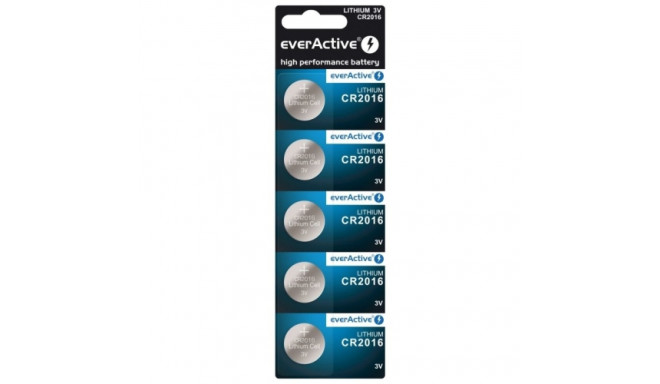 everActive CR2016-5BB Blister Pack 5pcs.