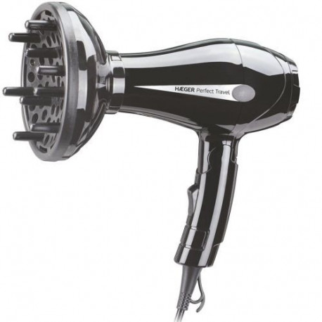 Haeger HD-750.010B Perfect Travel Hair Dryer with folding handle 750W