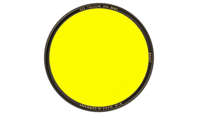 B+W Filter 49mm Yellow MRC Basic