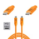 TetherPro cable USB-C - USB-C 3m, orange