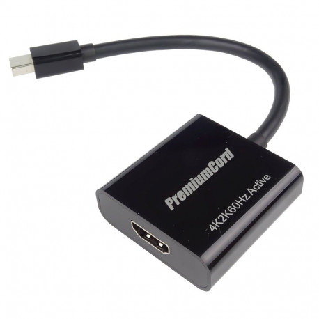 PremiumCord  adapter mini DisplayPort - HDMI  Male/Female, 3D, 4K*2K@60Hz,