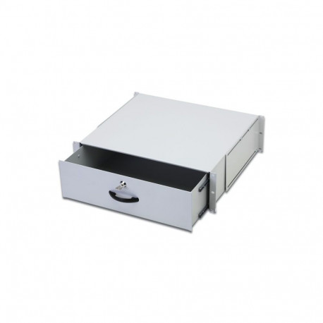 DIGITUS Document storage for network & server cabinets, 3U, grey