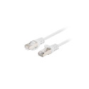 PATCHCORD CAT.6 FTP 2M WHITE FLUKE PASSED LANBERG 10-PACK