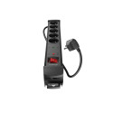 SURGE PROTECTOR LANBERG SP1 5M 5X FRENCH OUTLETS BLACK