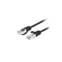 PATCHCORD CAT.6 FTP 3M BLACK FLUKE PASSED LANBERG 10-PACK
