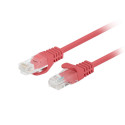 PATCHCORD CAT.5E UTP 1M RED FLUKE PASSED LANBERG 10-PACK