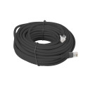 PATCHCORD CAT.6 UTP 20M BLACK FLUKE PASSED LANBERG