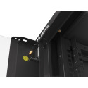 RACK CABINET 19" WALL-MOUNTED 4U/600 WITH GLASS DOOR BLACK LANBERG (ASSEMBLED)