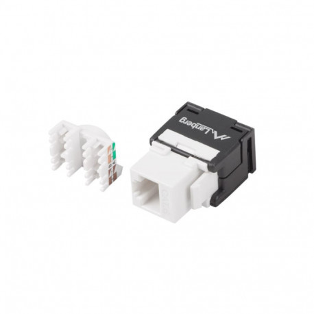 KEYSTONE MODULE TOOLLESS RJ45->LSA CAT.6A UTP 180° LANBERG