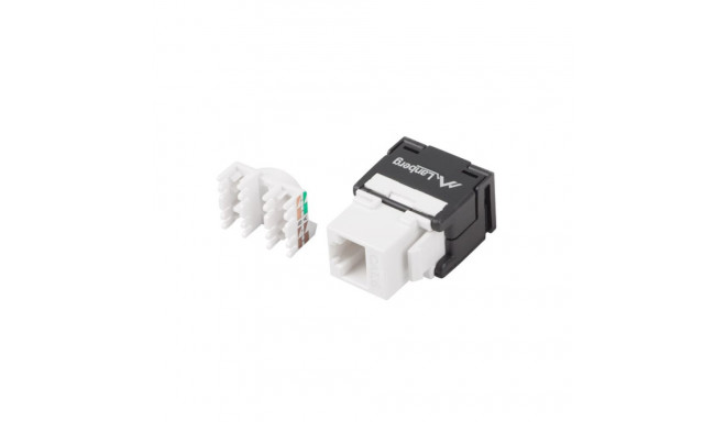 KEYSTONE MODULE TOOLLESS RJ45->LSA CAT.6A UTP 180° LANBERG