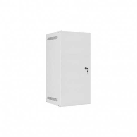 RACK CABINET 10" WALL-MOUNT 12U/280X310 (FLAT PACK) WITH METAL DOOR GREY LANBERG