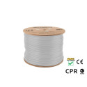LAN CABLE CAT.6A UFTP 305M SOLID CU LSZH GREY CPR + FLUKE PASSED LANBERG