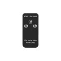 SWITCH VIDEO LANBERG 3X HDMI BLACK + MICRO USB PORT + REMOTE CONTROLLER