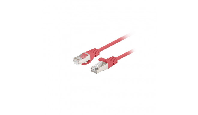 PATCHCORD CAT.6 FTP 1M RED FLUKE PASSED LANBERG 10-PACK