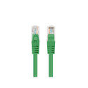 PATCHCORD CAT.6 UTP 2M GREEN FLUKE PASSED LANBERG 10-PACK