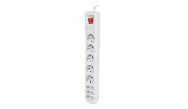 SURGE PROTECTOR ARMAC R8 5M 5X FRENCH OUTLETS 3X EUROPLUG OUTLETS GREY