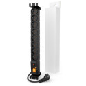 SURGE PROTECTOR ACAR S8 FA RACK 19" 3M 8X FRENCH OUTLETS BLACK