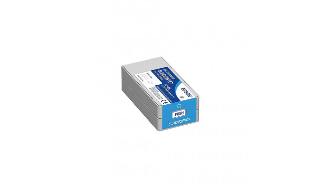 Epson ink cartridge ColorWorks C3500 SJIC22P(C), cyan