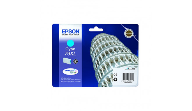 Epson tint WorkForce Pro WF-4630/WF-4640/WF-5110/WF-5190/WF-5620/WF-5690 17ml, tsüaan