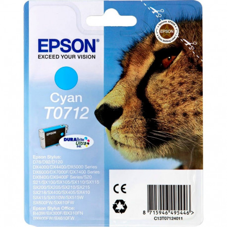 Epson tint D78/DX4000/4050/5000/5050/6000/50 5,5ml, tsüaan