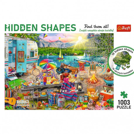 TREFL HIDDEN SHAPES Pusle Matkaauto reis
