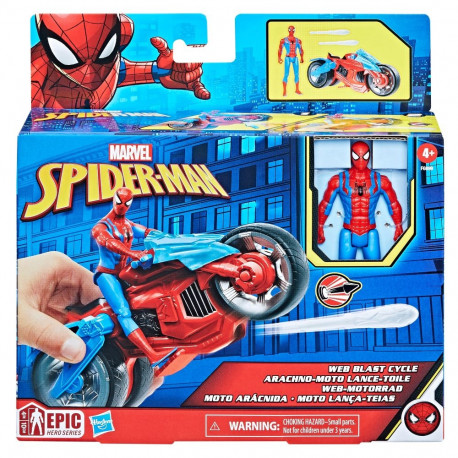 SPIDER-MAN Mängukomplekt Sõiduk ja mängufiguur 10 cm