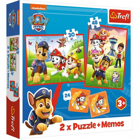 TREFL PAW PATROL Pusle ja memo komplekt 30+48+M24