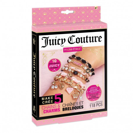 MAKE IT REAL Käsitöökomplekt - Juicy Couture Väike Käevõrude Komplekt "Ketid"