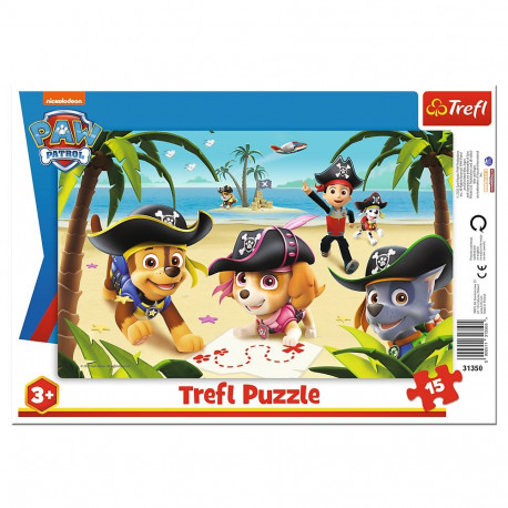 TREFL PAW PATROL Puzzle in frame, 15 pcs